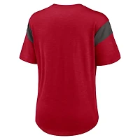 Nike Tampa Bay Buccaneers Primary Logo Slub rouge pour femme - Haut tendance