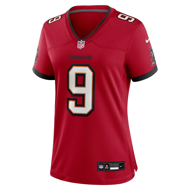 Maillot Nike Riley Dixon rouge des Buccaneers de Tampa Bay pour femme