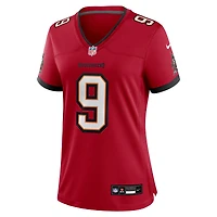 Maillot Nike Riley Dixon rouge des Buccaneers de Tampa Bay pour femme
