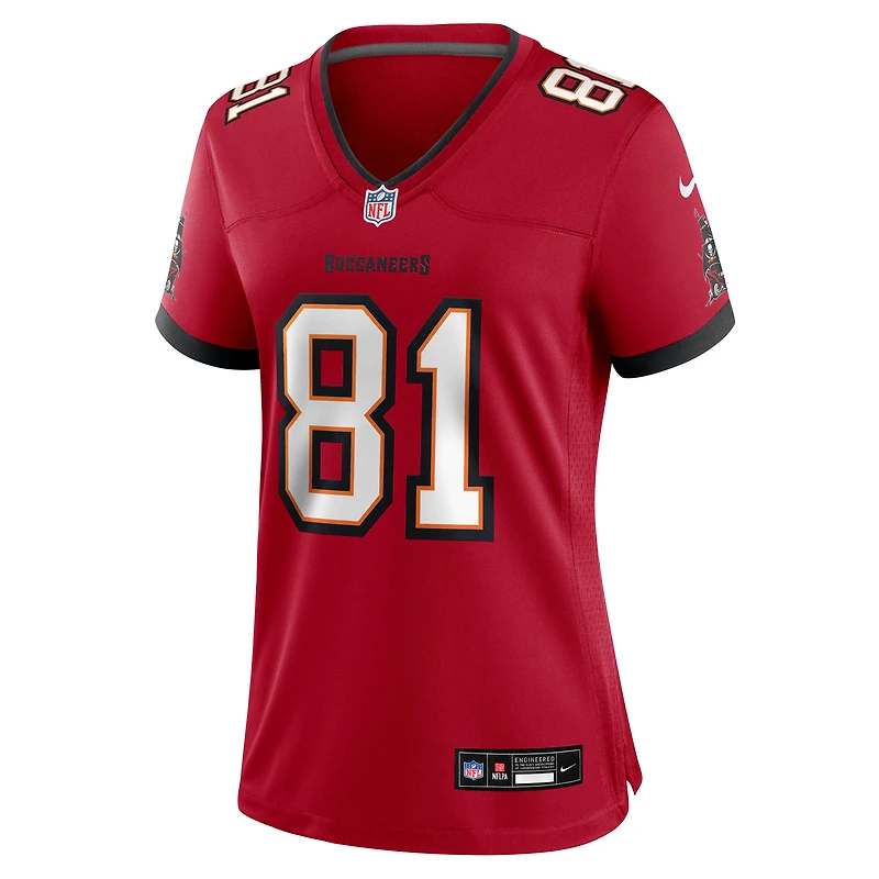 Maillot Nike Ryan Miller rouge des Tampa Bay Buccaneers pour femme