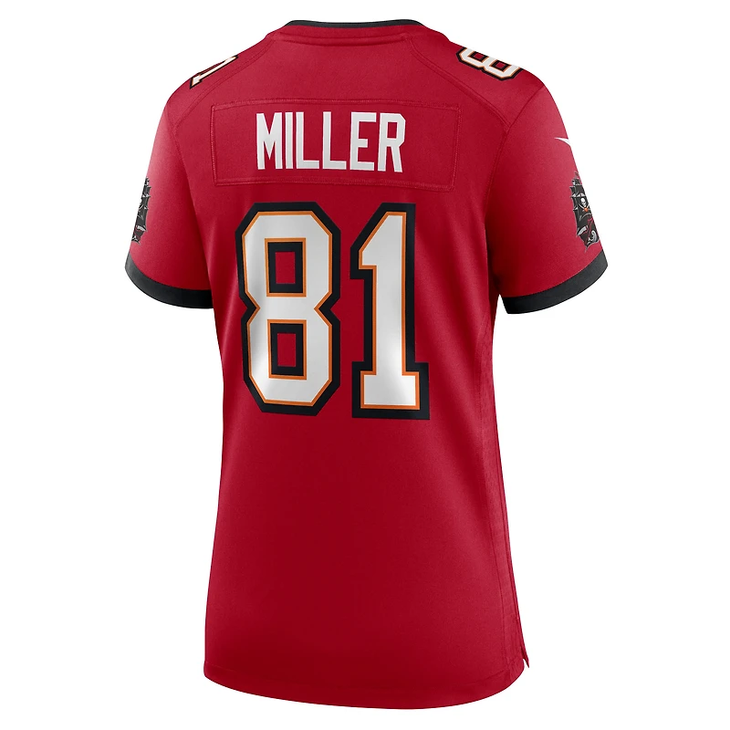 Maillot Nike Ryan Miller rouge des Tampa Bay Buccaneers pour femme