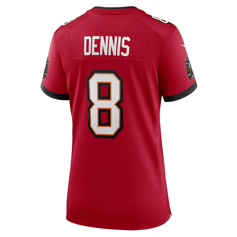 Women's Nike SirVocea Dennis Red Tampa Bay Buccaneers Game Jersey