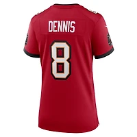 Women's Nike SirVocea Dennis Red Tampa Bay Buccaneers Game Jersey
