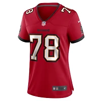 Women's Nike Tristan Wirfs  Red Tampa Bay Buccaneers Team Game Jersey