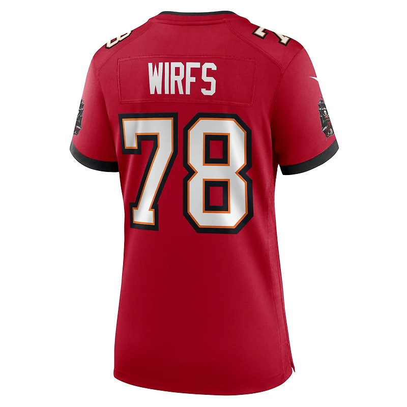 Women's Nike Tristan Wirfs  Red Tampa Bay Buccaneers Team Game Jersey