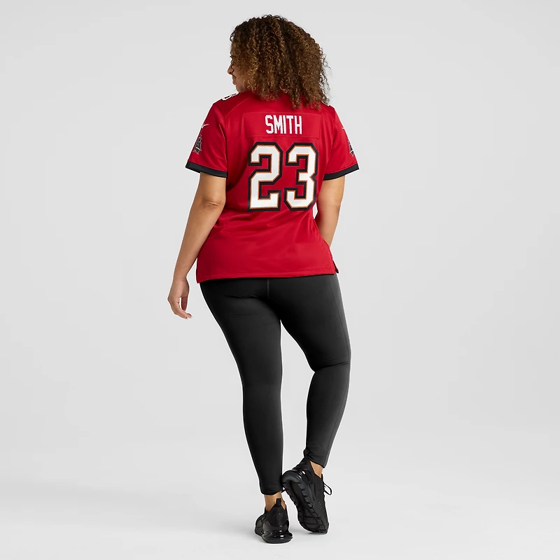 Women's Nike Tykee Smith  Red Tampa Bay Buccaneers Team Game Jersey