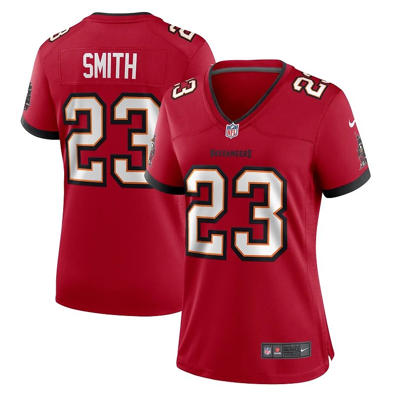 Women's Nike Tykee Smith Red Tampa Bay Buccaneers Team Game Jersey