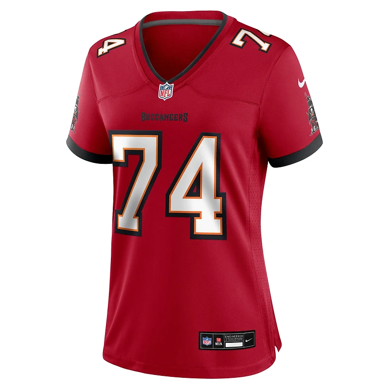 Maillot Nike Tyler McLellan rouge des Buccaneers de Tampa Bay pour femme