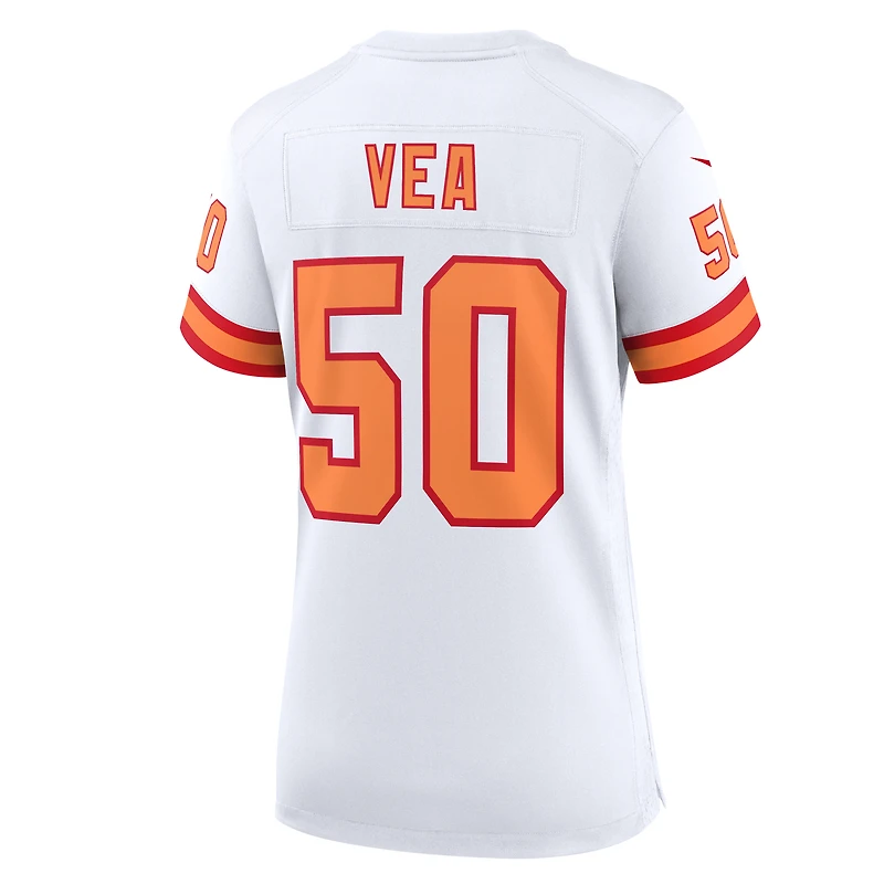 Women's Nike Vita Vea White '76 Tampa Bay Buccaneers 50th Season Game Jersey