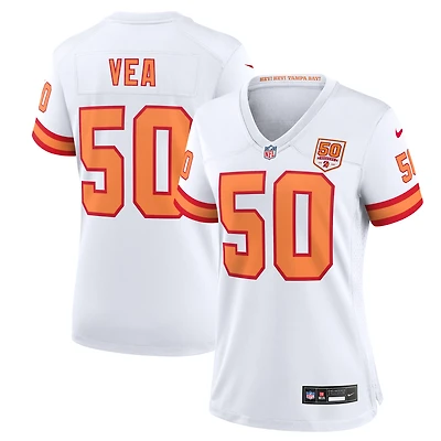 Women's Nike Vita Vea White '76 Tampa Bay Buccaneers 50th Season Game Jersey