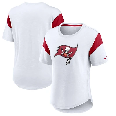 T-shirt Nike blanc pour femme, style Tampa Bay Buccaneers