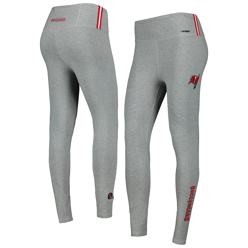Legging en jersey classique Pro Standard pour femmes, gris chiné, Tampa Bay Buccaneers