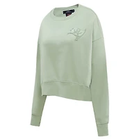 Sweat-shirt oversize court neutre Pro Standard vert clair pour femme des Tampa Bay Buccaneers