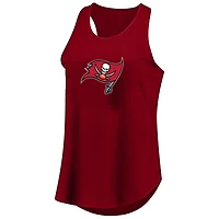 Women's Profile  Red Tampa Bay Buccaneers Plus Basic Tank Top