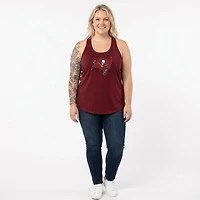 Women's Profile  Red Tampa Bay Buccaneers Plus Basic Tank Top