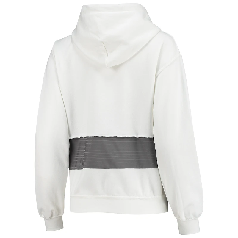 Vêtements Refried pour femmes Blanc Tampa Bay Buccaneers Crop durable Dolman Sweat à capuche