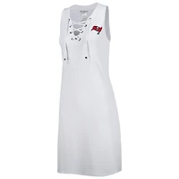 Women's Tommy Bahama White Tampa Bay Buccaneers Island Cays Lace-Up Dress