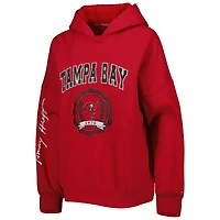 Sweat à capuche Tommy Hilfiger Tampa Bay Buccaneers Becca pour femme, rouge, épaules tombantes
