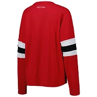 T-shirt tunique à manches longues Tommy Hilfiger Tampa Bay Buccaneers Justine rouge pour femme