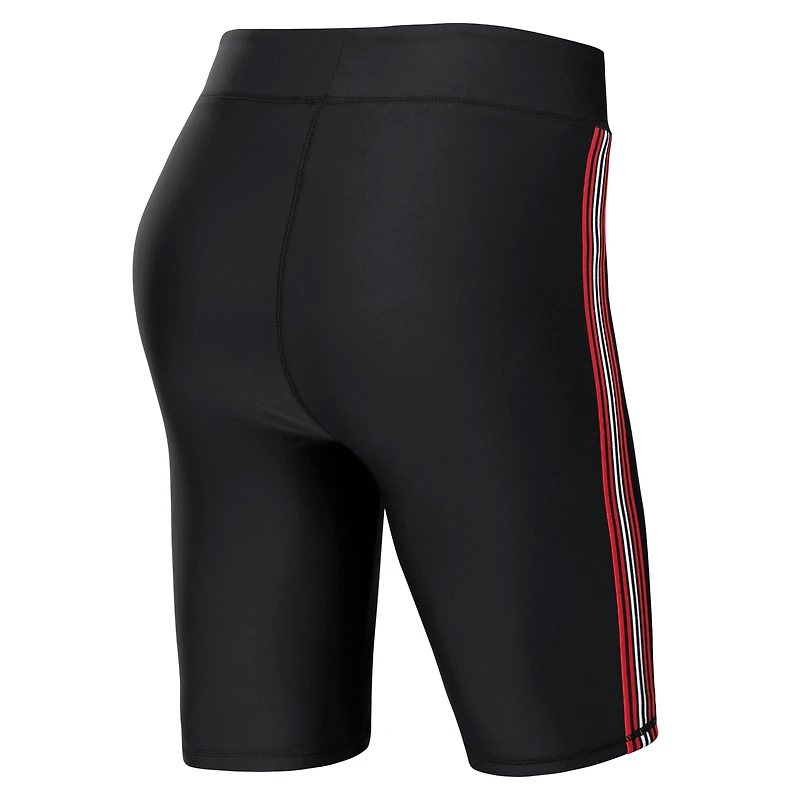 Short de motard noir WEAR by Erin Andrews des Buccaneers Tampa Bay pour femmes