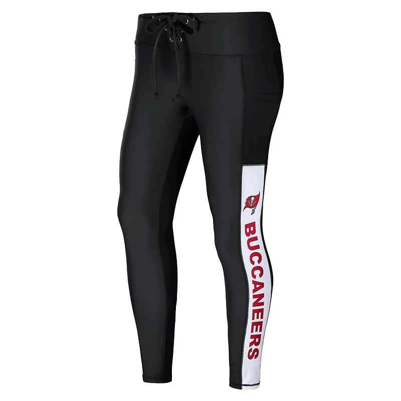 Legging noir WEAR by Erin Andrews des Buccaneers de Tampa Bay pour femmes