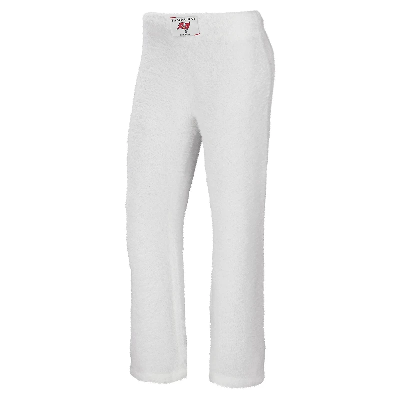 WEAR by Erin Andrews Crème Tampa Bay Buccaneers Ensemble débardeur et pantalon confortable à encolure dégagée pour femmes