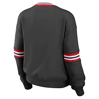 Sweat-shirt ras du cou de préparation des Buccaneers Tampa Bay en étain pour femme WEAR by Erin Andrews