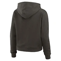 Women's WEAR by Erin Andrews  Pewter Tampa Bay Buccaneers Waffle Hoodie Pullover Top