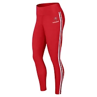 Leggings à blocs de couleurs rouges Tampa Bay Buccaneers pour femmes WEAR by Erin Andrews
