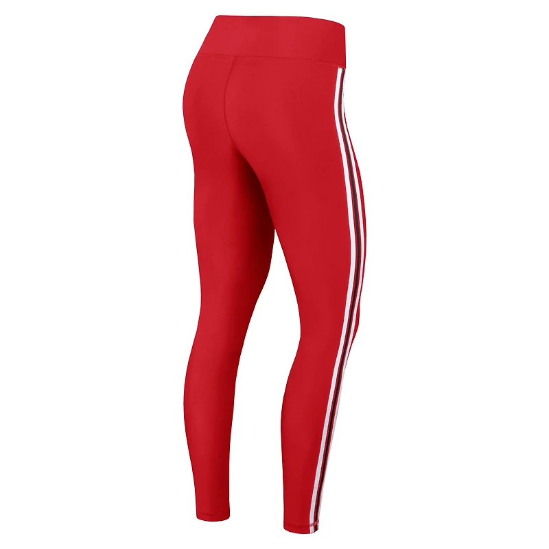 Leggings à blocs de couleurs rouges Tampa Bay Buccaneers pour femmes WEAR by Erin Andrews