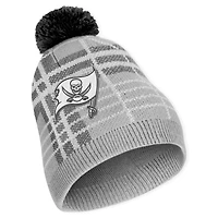 Women's WEAR by Erin Andrews Tampa Bay Buccaneers Plaid Knit Hat with Pom & Scarf Set