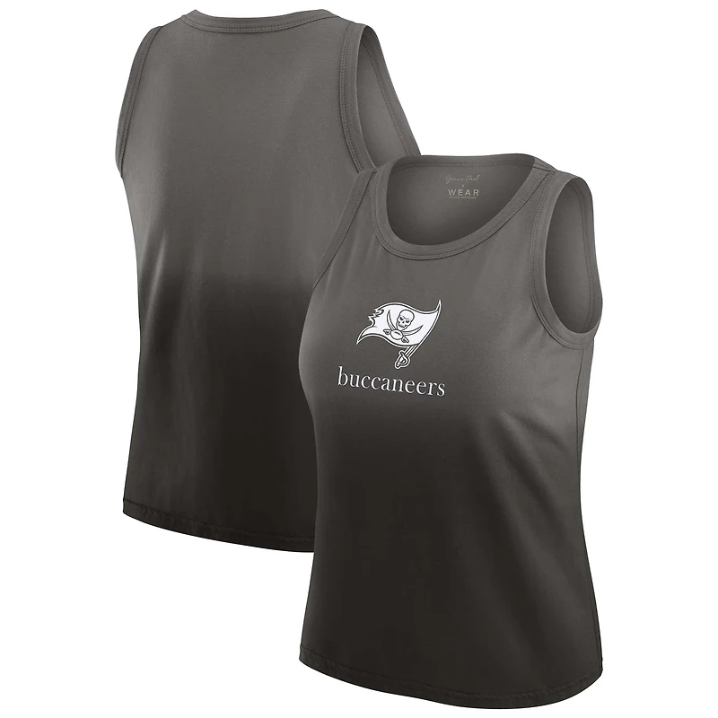 Débardeur ombré Tampa Bay Buccaneers Pewter pour femme WEAR by Erin Andrews x Gracie Hunt