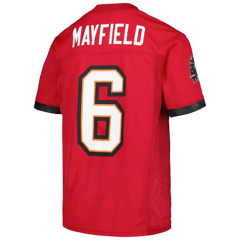 Youth Baker Mayfield Red Tampa Bay Buccaneers  Replica Player Jersey
