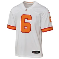 Youth Baker Mayfield White '76 Tampa Bay Buccaneers  Game Jersey