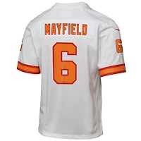 Youth Baker Mayfield White '76 Tampa Bay Buccaneers  Game Jersey