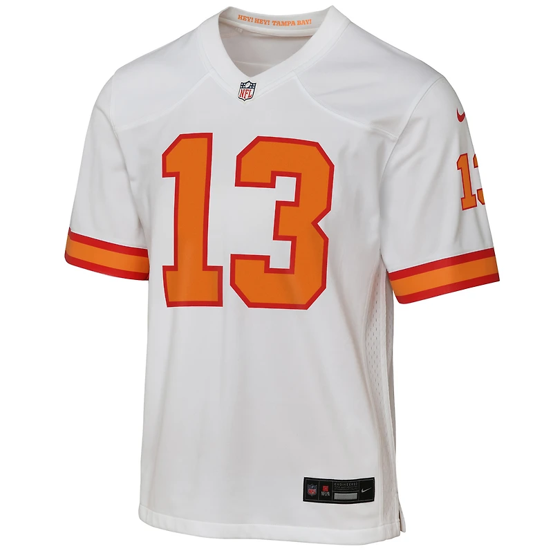 Youth Mike Evans White '76 Tampa Bay Buccaneers  Game Jersey