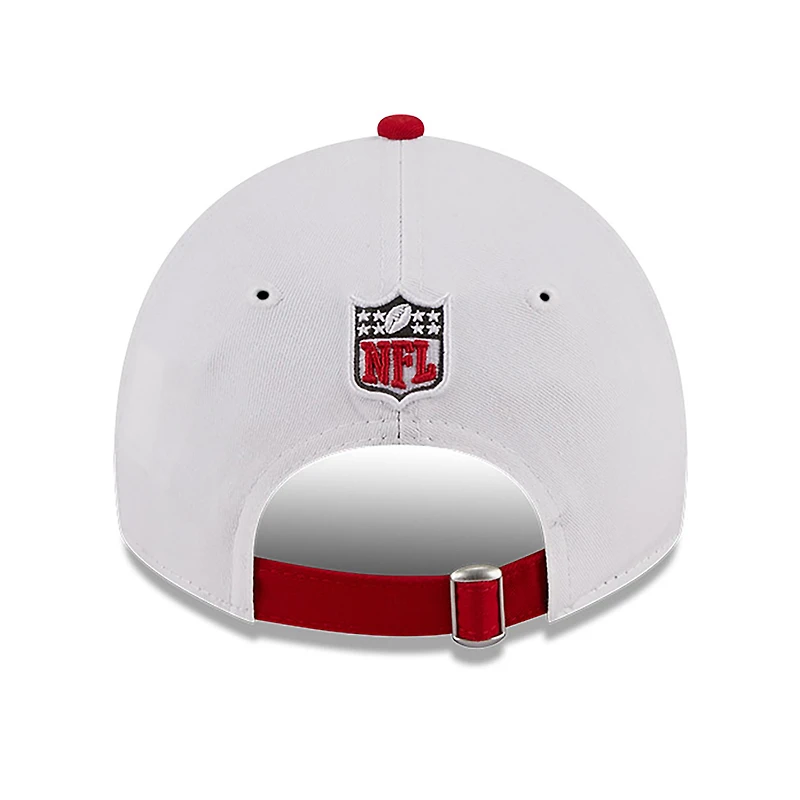 Casquette réglable New Era Tampa Bay Buccaneers 2023 Sideline 9TWENTY pour enfant, blanc/écarlate