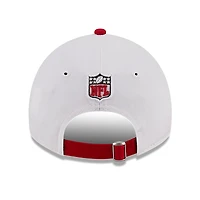 Casquette réglable New Era Tampa Bay Buccaneers 2023 Sideline 9TWENTY pour enfant, blanc/écarlate