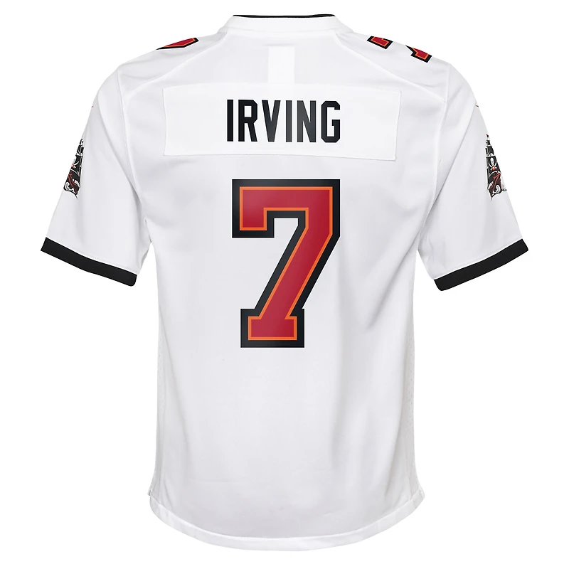 Maillot de match blanc Nike Bucky Irving des Buccaneers Tampa Bay pour jeunes