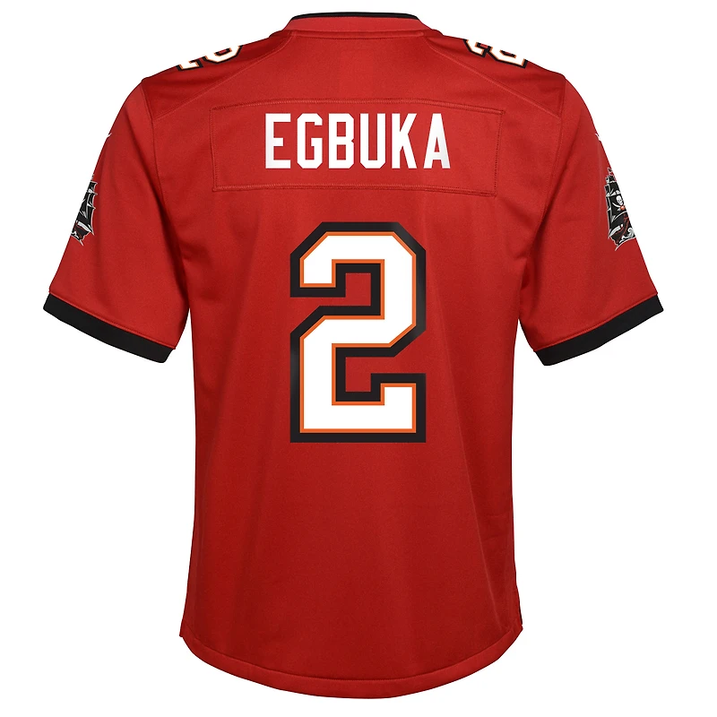 Youth Nike Emeka Egbuka Red Tampa Bay Buccaneers Team Game Jersey