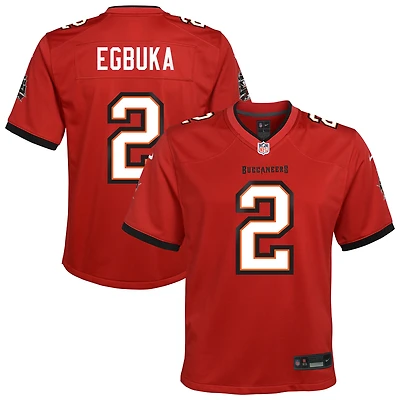 Youth Nike Emeka Egbuka Red Tampa Bay Buccaneers Team Game Jersey
