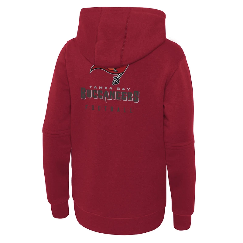 Youth Nike Red Tampa Bay Buccaneers Club Fleece Pullover Hoodie