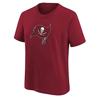 Youth Nike Red Tampa Bay Buccaneers Logo Wordmark - T-Shirt