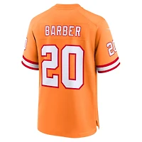 Maillot de match joueur retraité Nike Ronde Barber Orange Tampa Bay Buccaneers pour jeune