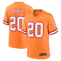 Maillot de match joueur retraité Nike Ronde Barber Orange Tampa Bay Buccaneers pour jeune