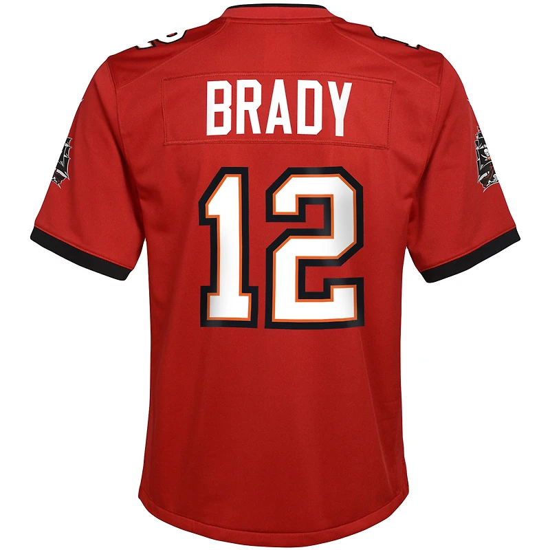 Youth Nike Tom Brady Red Tampa Bay Buccaneers Game - Jersey