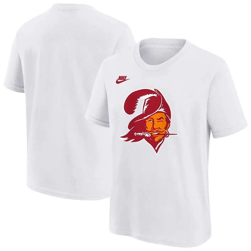 T-shirt Nike blanc pour enfant des Buccaneers de Tampa Bay, Bucco Bruce