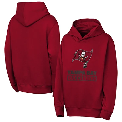 Youth Outerstuff  Red Tampa Bay Buccaneers Back to Basics Hoodie