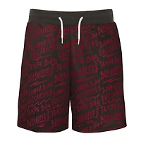 Short en molleton français pour jeunes Tampa Bay Buccaneers, couleur étain