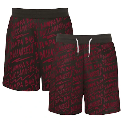 Short en molleton français pour jeunes Tampa Bay Buccaneers, couleur étain